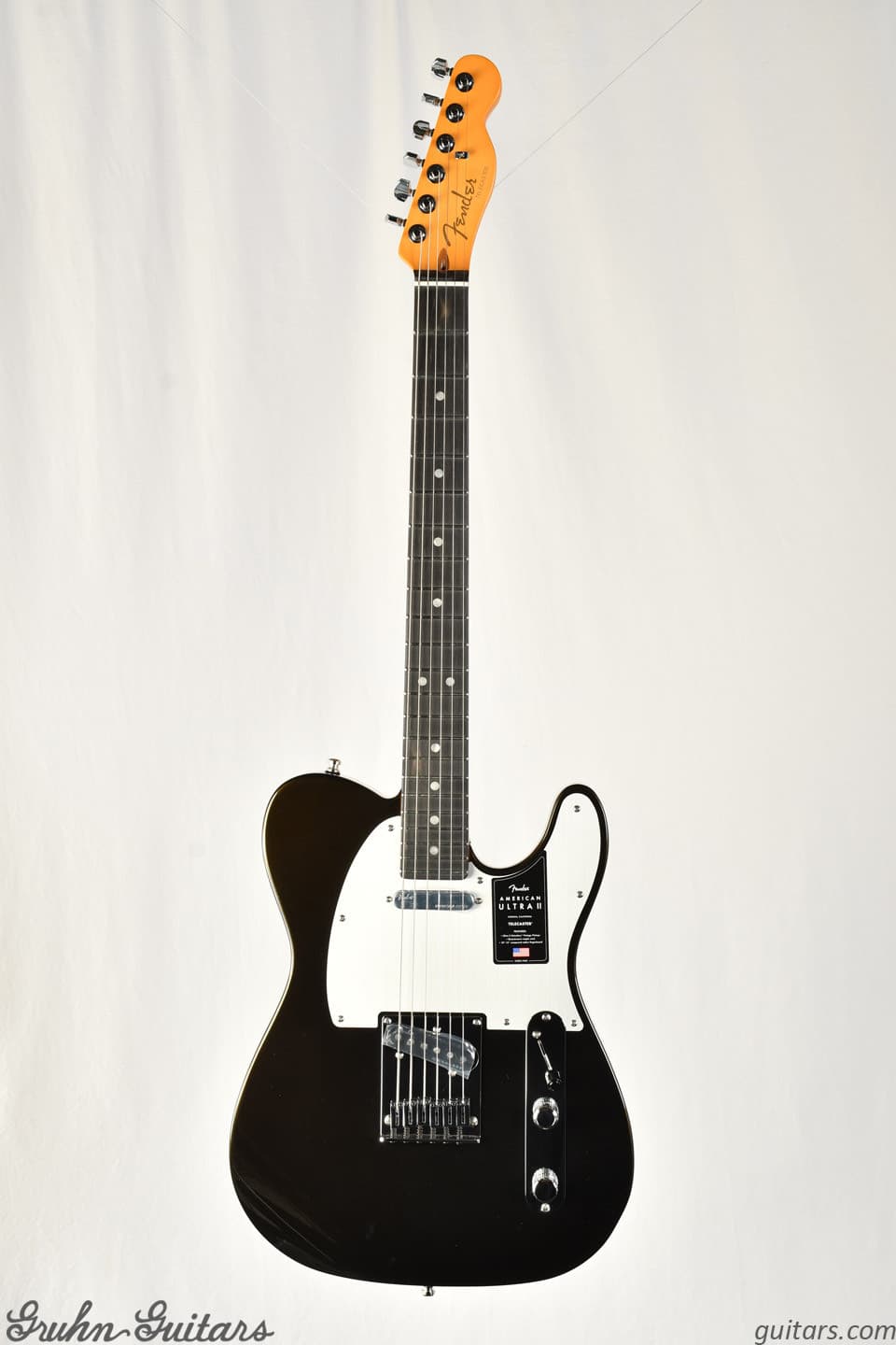 New Fender American Ultra II Telecaster Ebony Fingerboard - Texas Tea