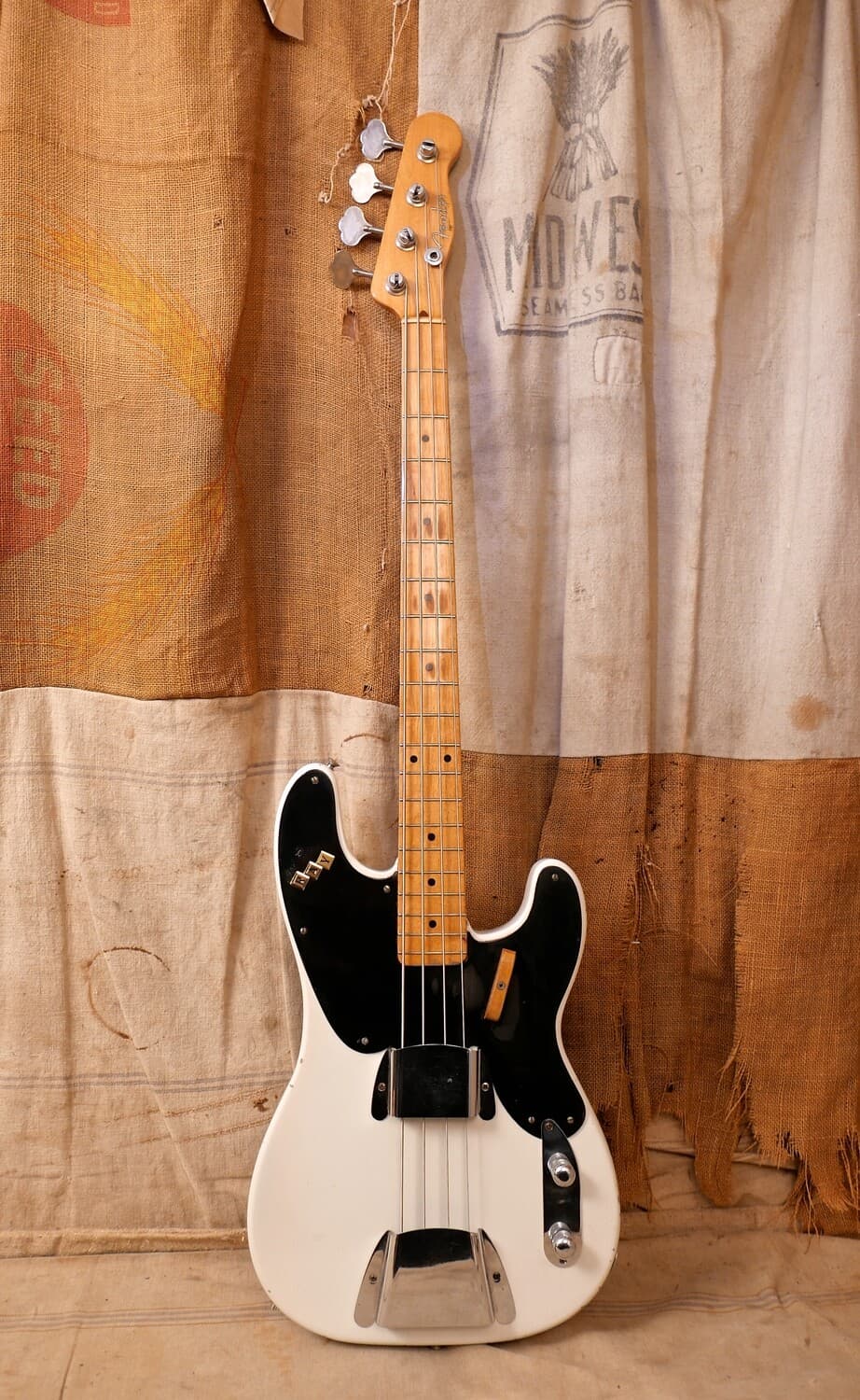 1952 Fender Precision Bass White Refin Ray