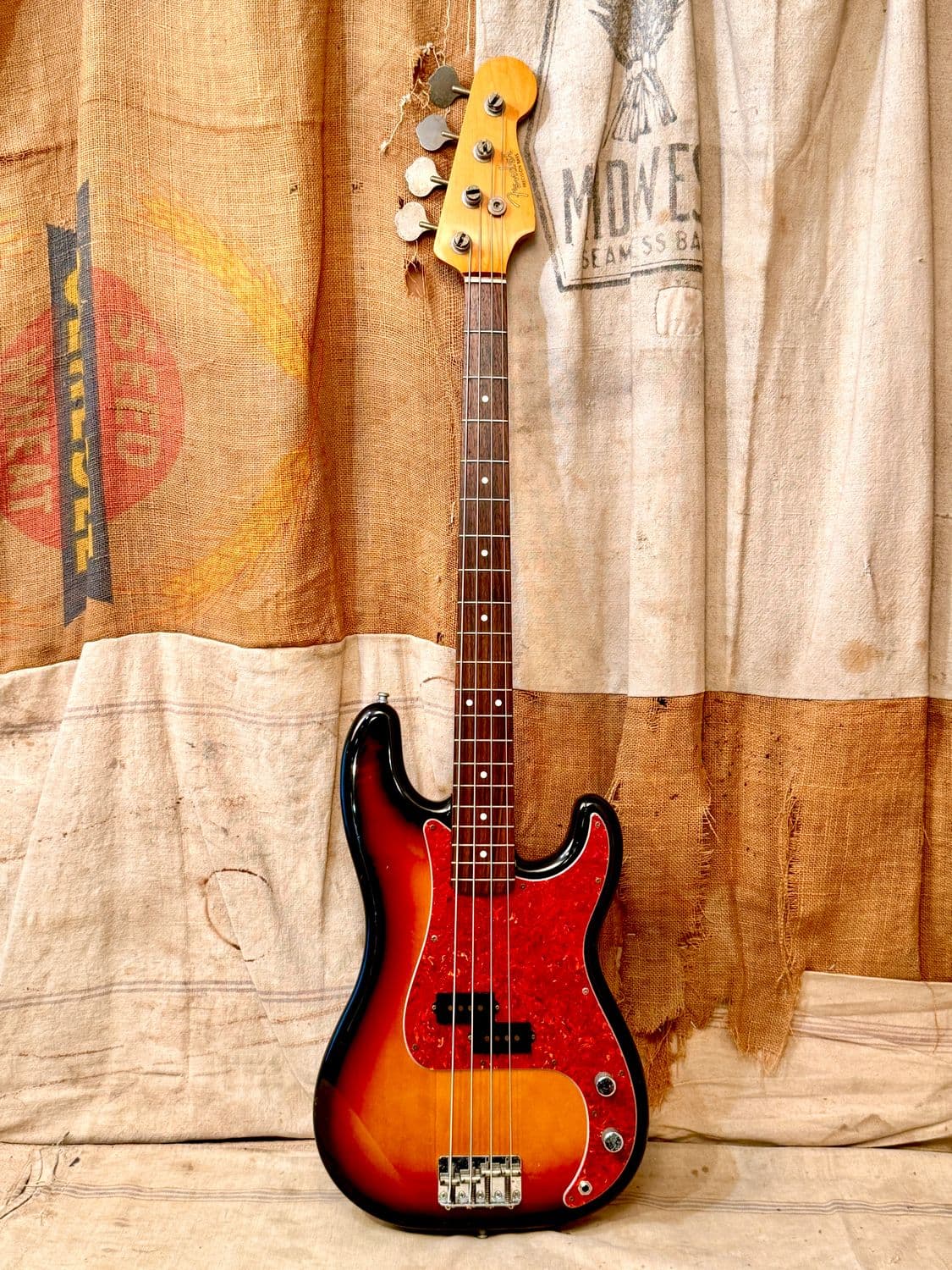 1990 Fender MIJ '62 RI Precision Bass Sunburst