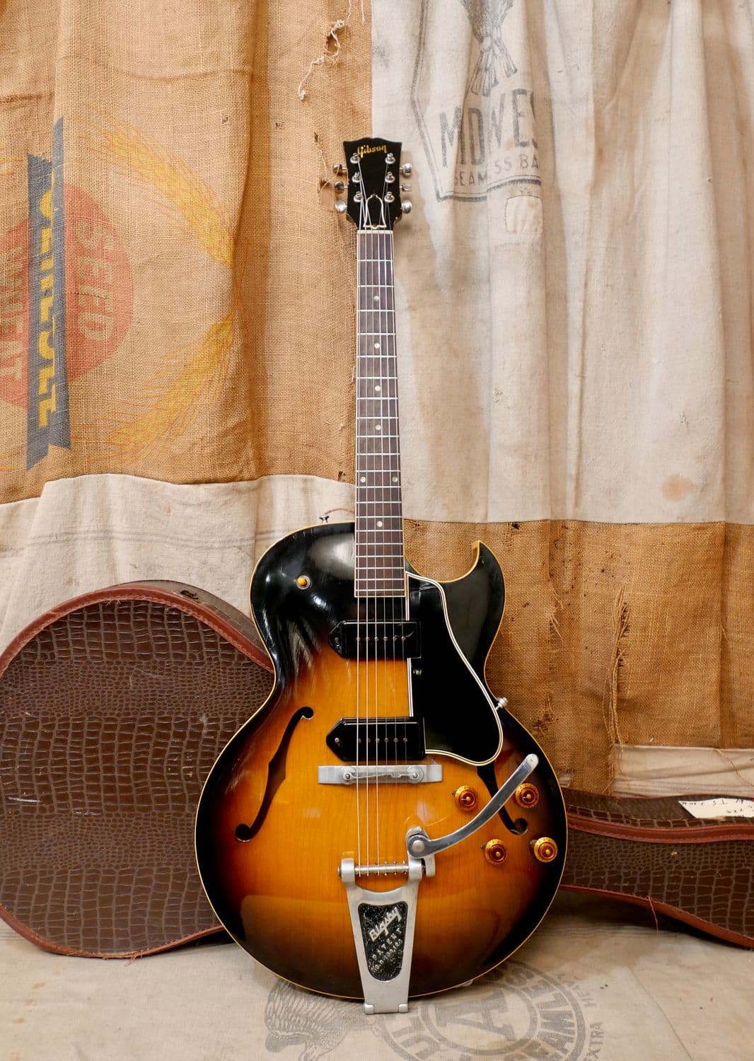 1956 Gibson ES-225 Sunburst V8739 8