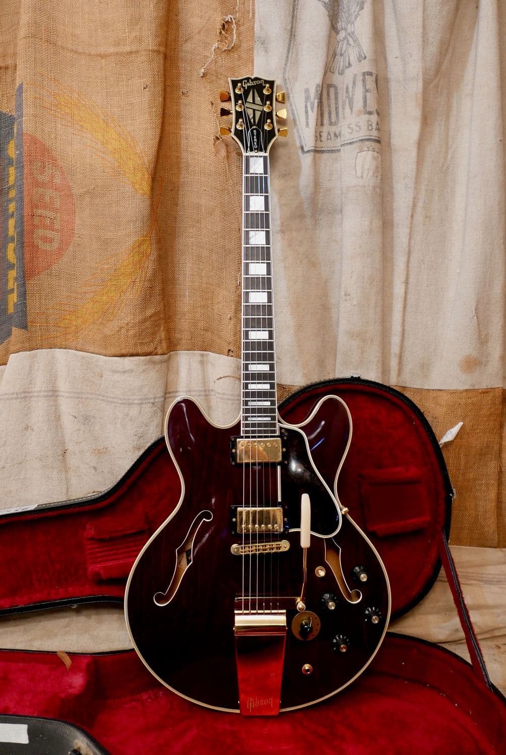 1978 Gibson ES-355 Wine Red Lyre
