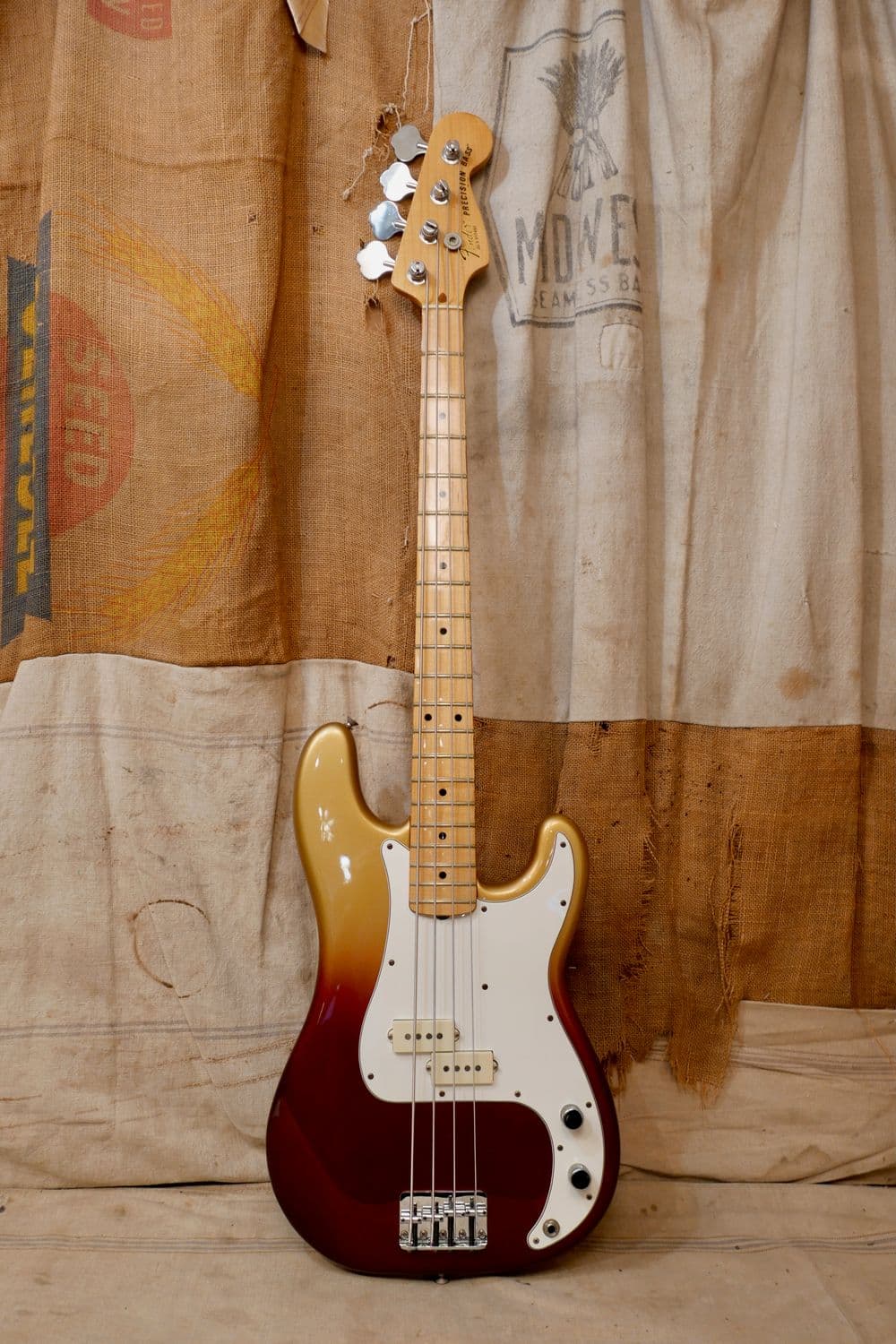 1982 Fender Precision Bass Stratoburst Bronze