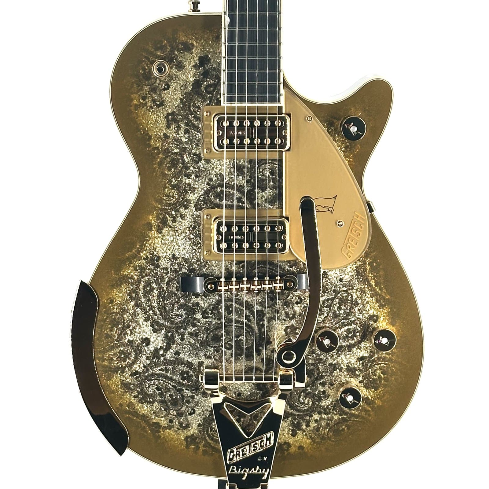 Gretsch G6134TG Limited Edition Penguin - Gold Paisley w/ HSC