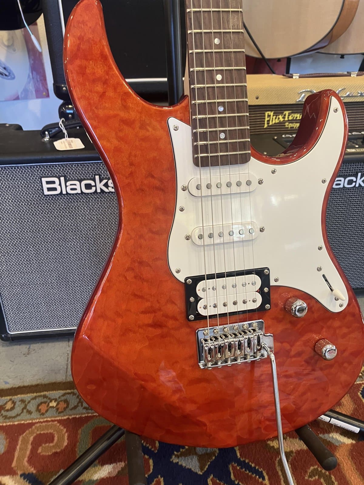 Yamaha PAC212VFM Electric Guitar - Flamed Maple Caramel Brown