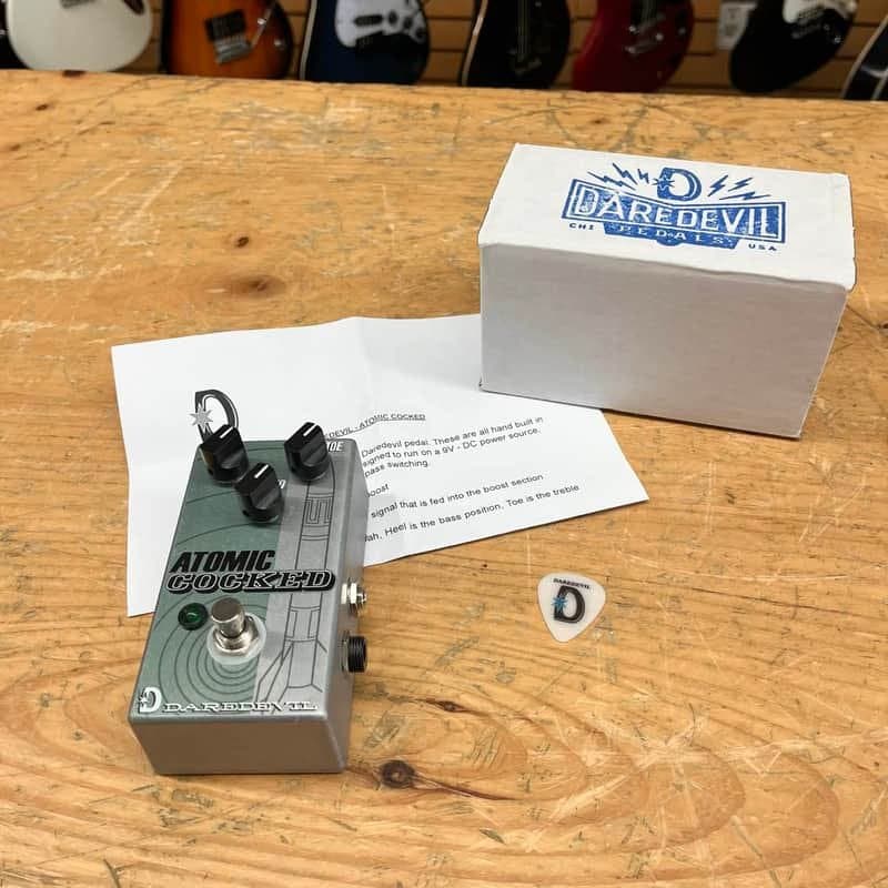 Daredevil Atomic Cocked Auto Wah Effect Pedal w/Box