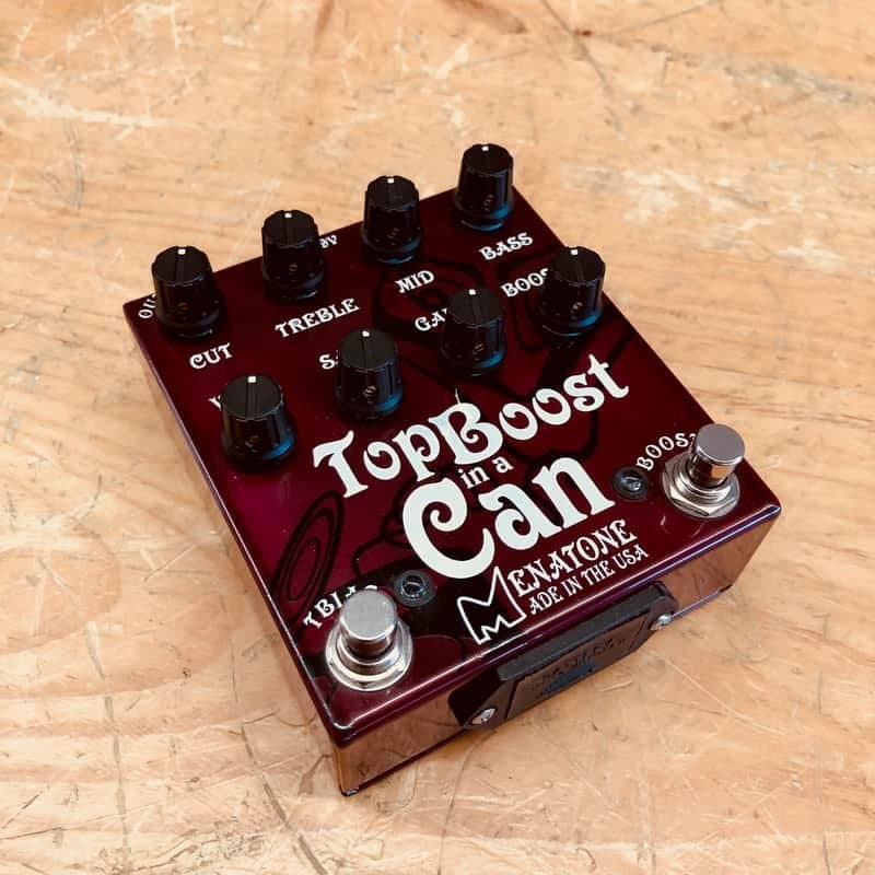 Menatone Top Boost in a Can Boost Guitar Pedal