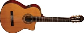 Washburn C64SCE Natural 6-String Classical Electric Guitar