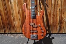 Dean USA Custom Hillsboro Oiled Cocobolo Top 4-String Electric Bass Guitar