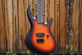 ESP USA HDX-I 3-Tone Sunburst Open Grain Satin ( 6.65 lbs) 6-String Electric Guitar w/ Case