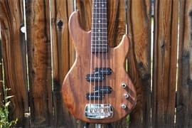 G&L USA Custom Shop Matador-V Monkey Pod 5-String Electric Bass Guitar 2025