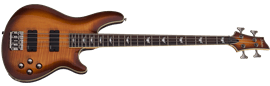 Schecter DIAMOND SERIES OMEN EXTREME-4 Vintage Sunburst 4-String Electric Bass Guitar
