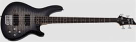 Schecter DIAMOND SERIES C-4 Plus Charcoal Burst   Left Handed 4-String Electric Bass Guitar