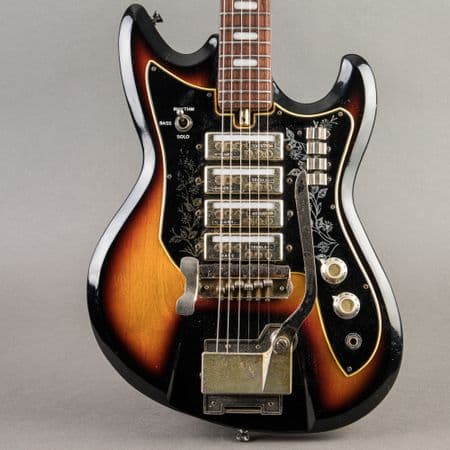 Teisco Del Rey ET-440 Owned by Nathaniel Rateliff 1960s, Sunburst