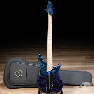 Dingwall Guitars Dingwall NG3 Adam Nolly Getgood 5-String Bass – Purple to Blue Fade Swirl