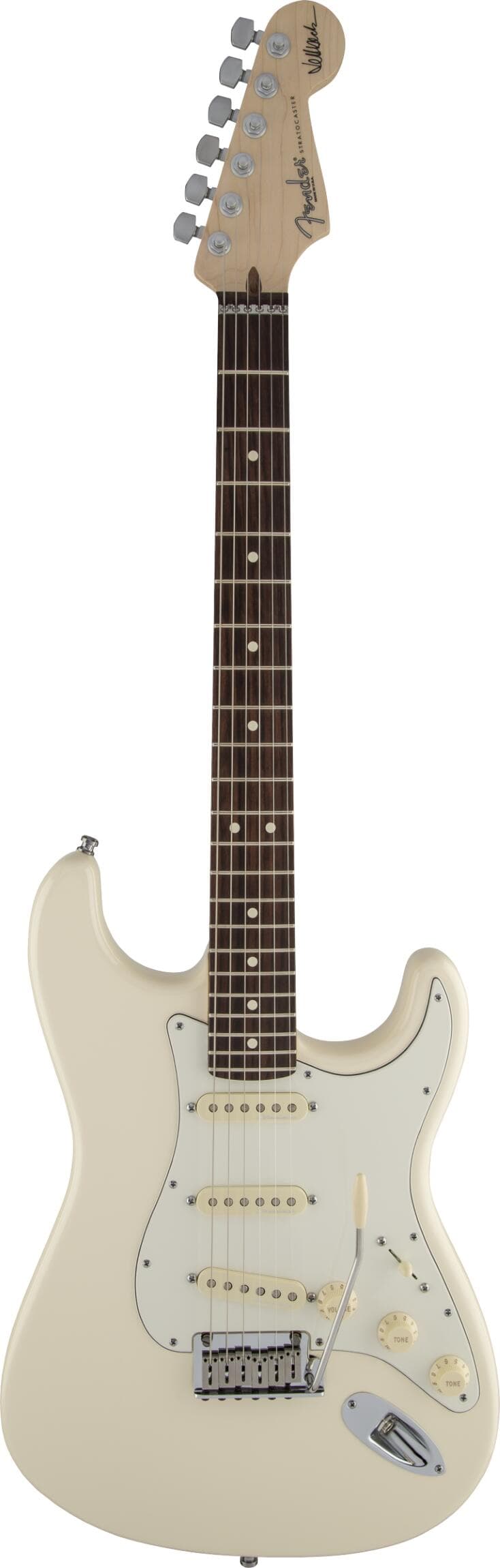 Fender Jeff Beck Stratocaster Rosewood Fingerboard Olympic White
