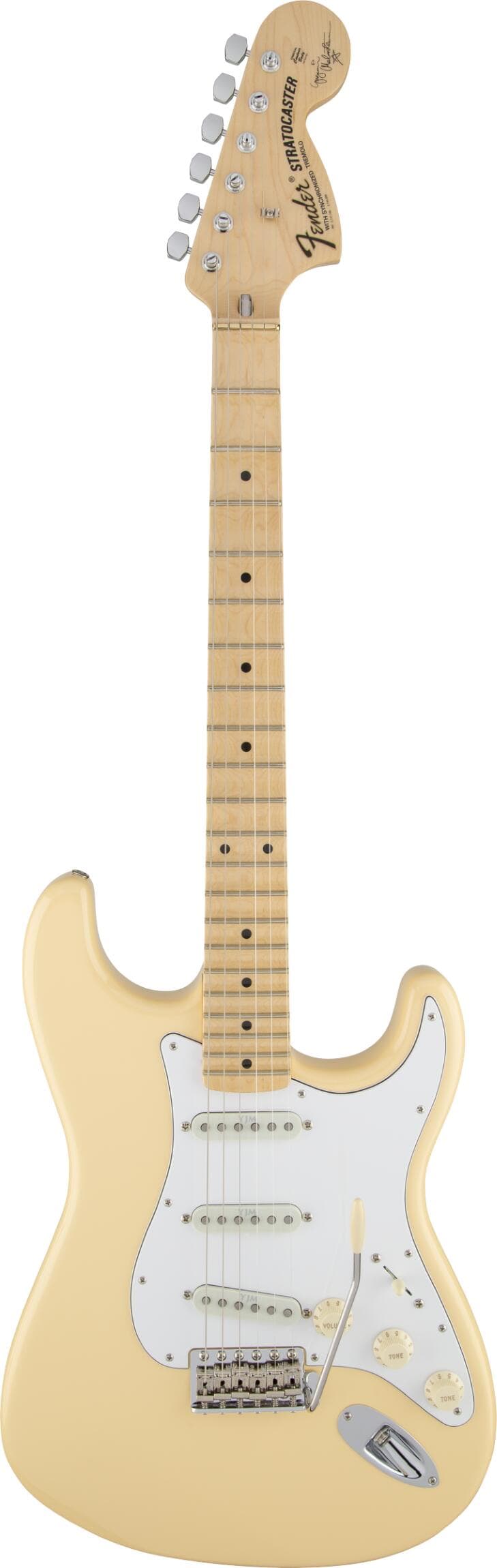 Fender Yngwie Malmsteen Stratocaster Scalloped Maple Fingerboard Vintage White
