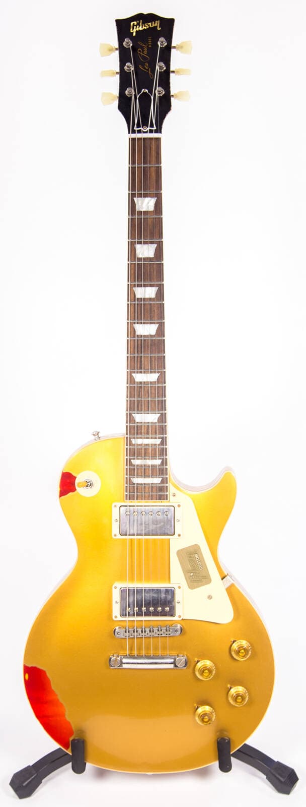 Gibson Custom Shop Les Paul Standard »Painted Over » Gold over Sunburst Limited Run 2017