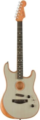 Fender American Acoustasonic Stratocaster Transparent Sonic Blue