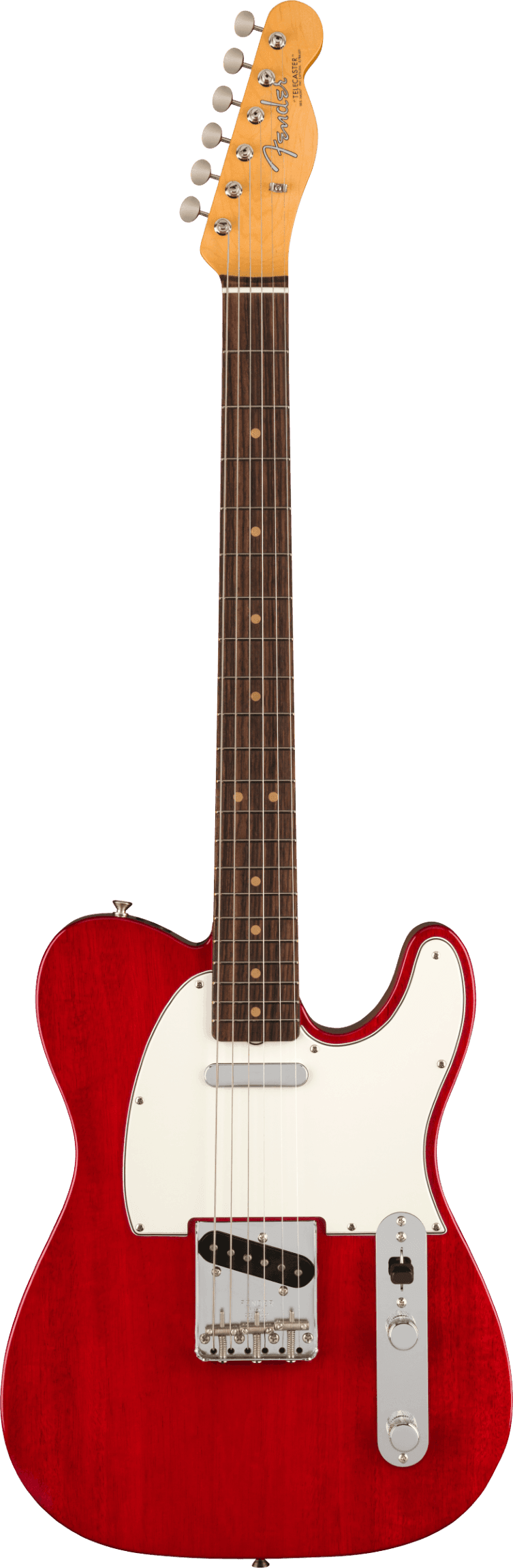 Fender American Vintage II 1963 Telecaster Rosewood Fingerboard Crimson Red Transparent