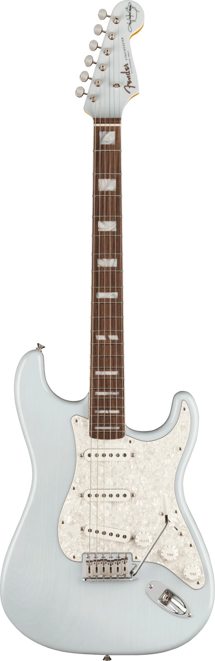 Fender Kenny Wayne Shepherd Stratocaster Rosewood Transparent Faded Sonic Blue