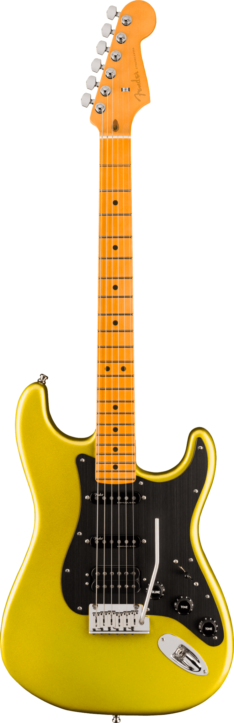 Fender American Ultra II Stratocaster HSS, Maple Fingerboard, Solar Flare