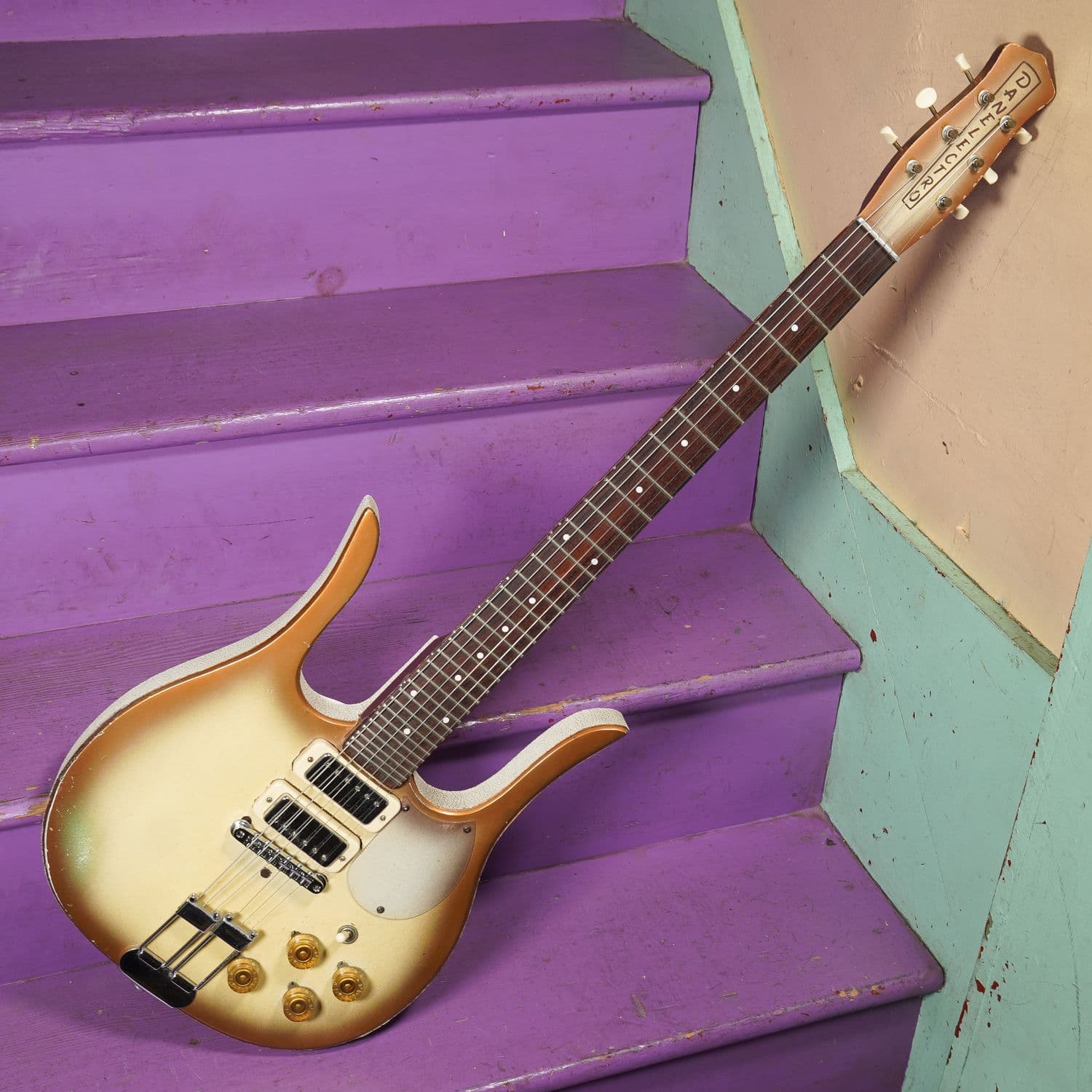 1962 Danelectro Guitarlin (Longhorn, Modded) Electric Guitar