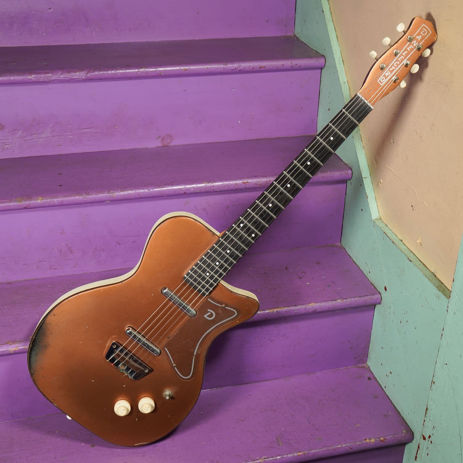 1957 Danelectro U2 Semihollow Electric Guitar
