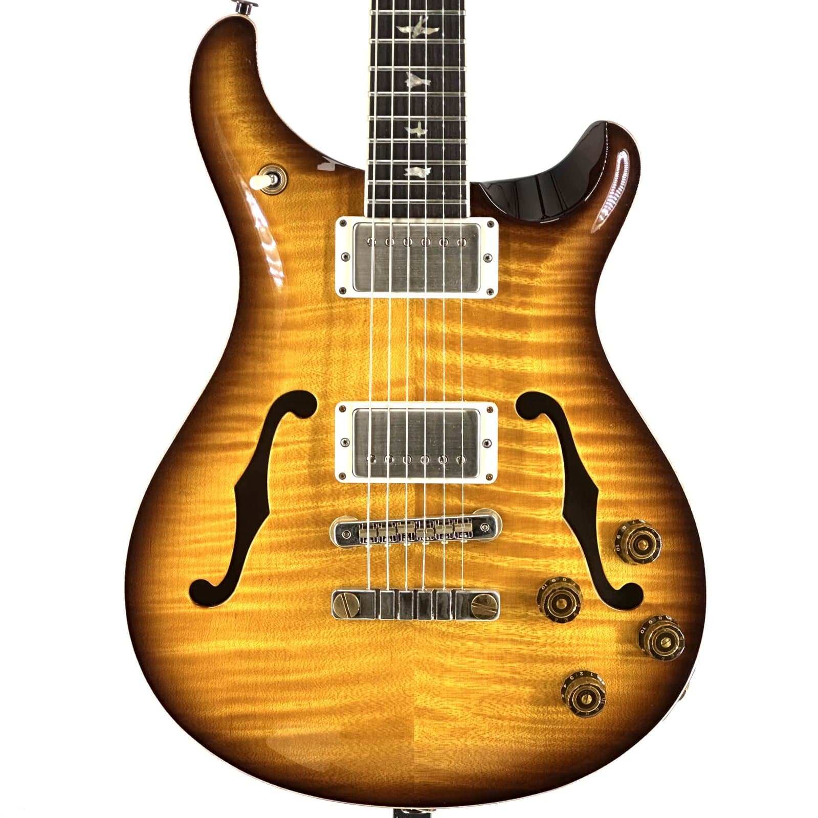 Used PRS Paul Reed Smith McCarty Hollowbody II 594 10-Top Tobacco Sunburst w/OHSC
