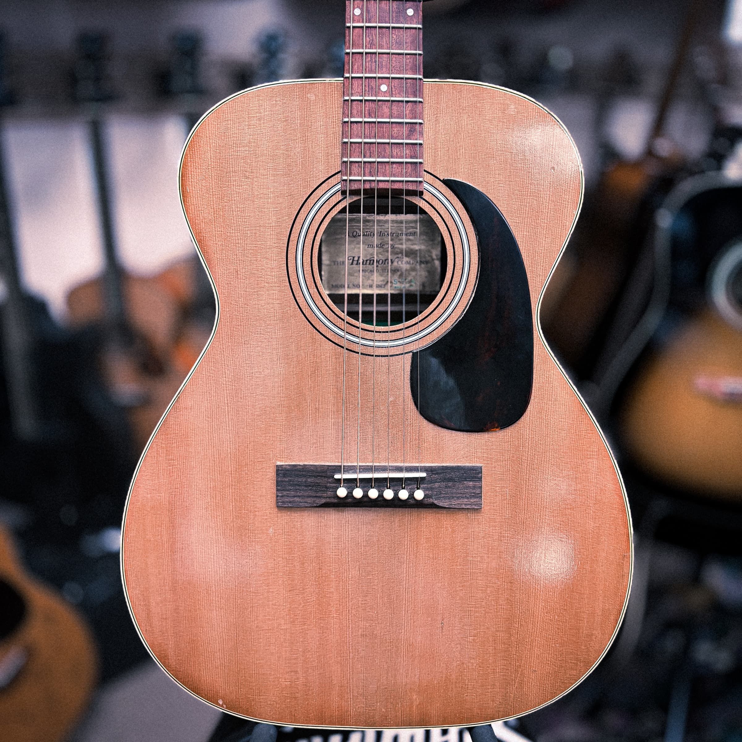 1960s Harmony H-6362 Baxendale Conversion OM Acoustic Guitar