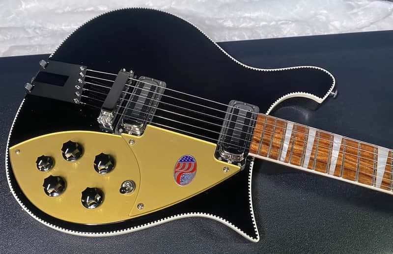 NEW ! Rickenbacker 660 Electric Guitar - Jet Glo - JG Only 7.1lbs - Authorized Dealer - In-Stock! G07780