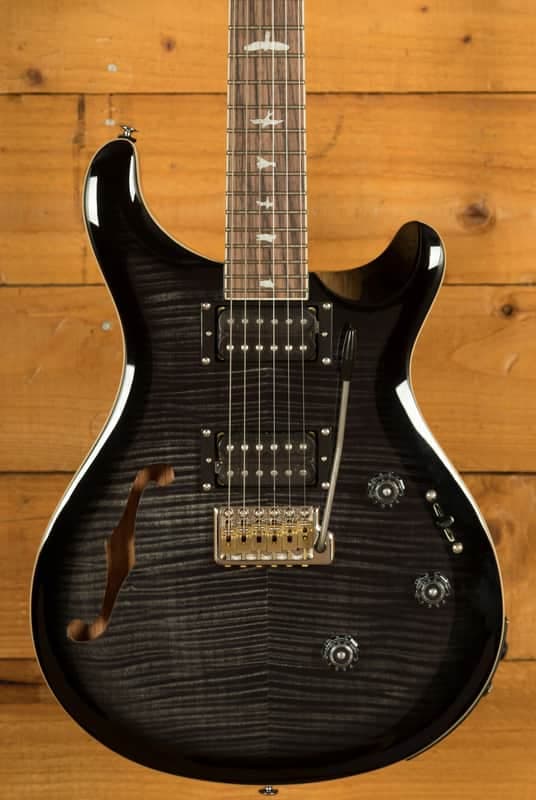 PRS SE Custom | Custom 24 Semi-Hollow Piezo - Charcoal