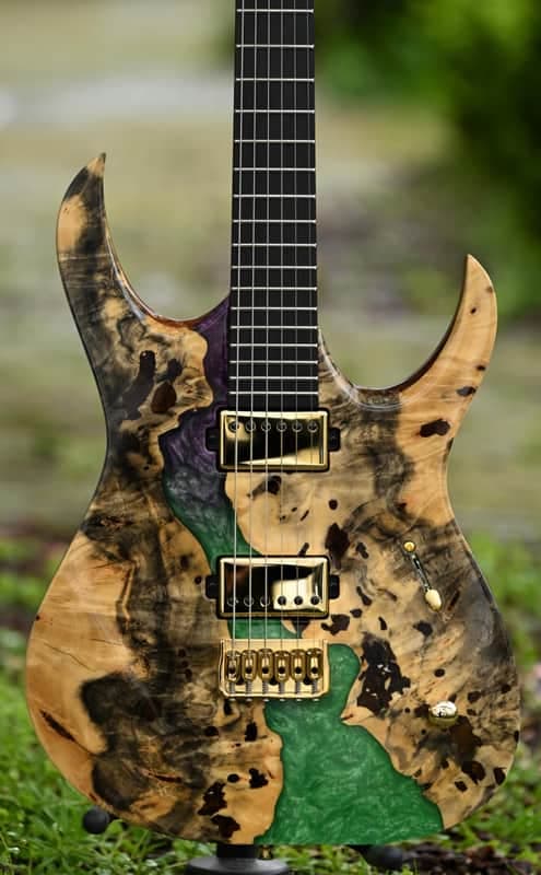 Mayones Duvell Elite 6 - Buckeye Burl Master Grade Gloss(Pre-Order)