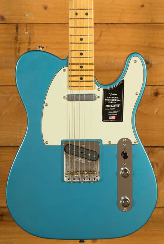 Fender American Professional Classic Telecaster - Maple - Faded Lake Placid Blue