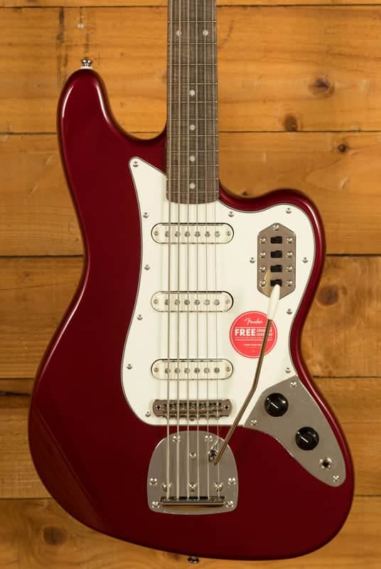 Squier Classic Vibe Bass VI - Laurel - Candy Apple Red