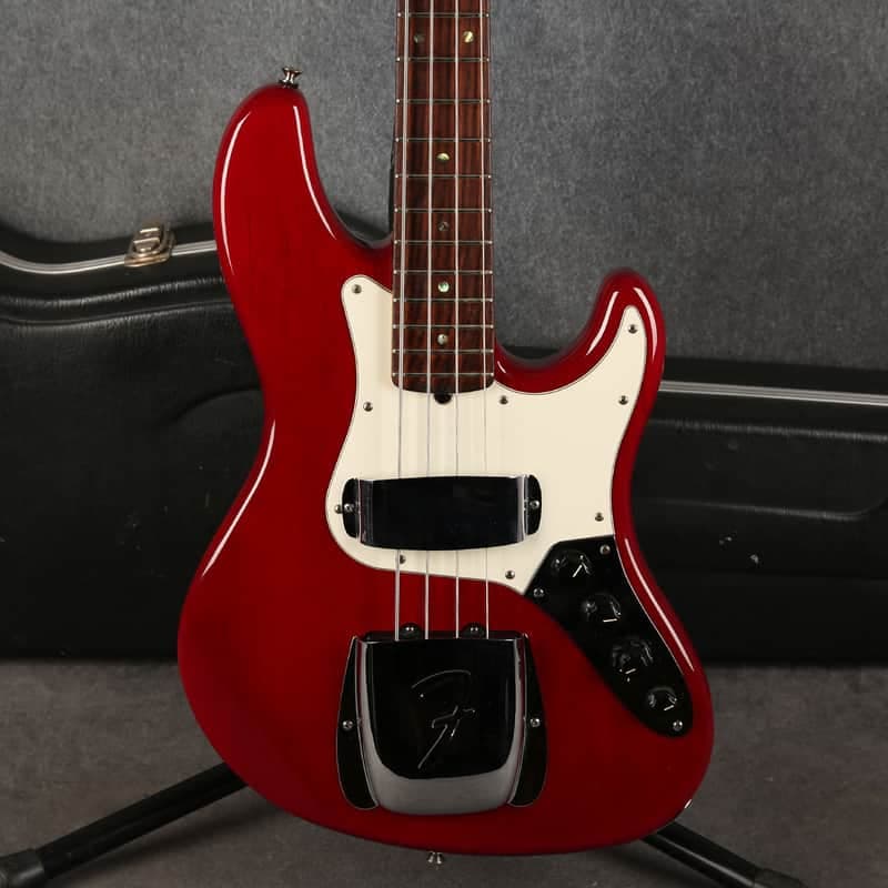 Fender American Deluxe Jazz Bass - Transparent Wine - 2nd Hand