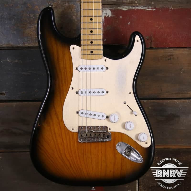 1992 Fender USA Custom Shop '54 Stratocaster Reissue 2 Tone Sunburst