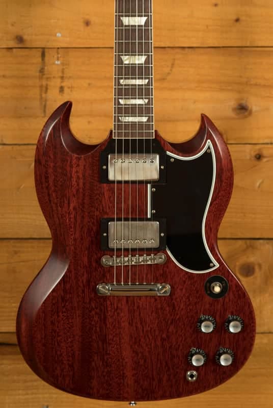 Gibson Custom 1961 Les Paul SG Standard Reissue Stop-Bar | Cherry Red - VOS