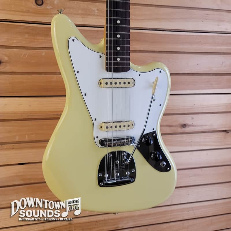 2024 Fender Player II Jaguar - Hialeah Yellow, 8lbs 2oz