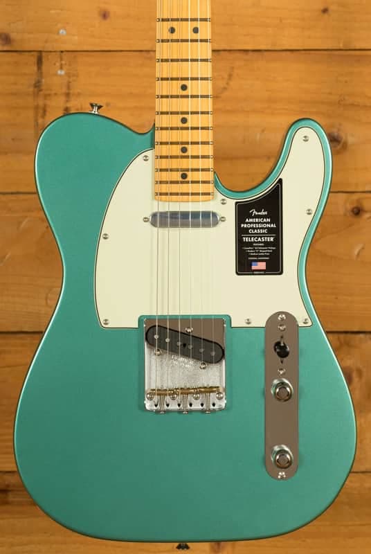 Fender American Professional Classic Telecaster - Maple - Faded Sherwood Green Metallic