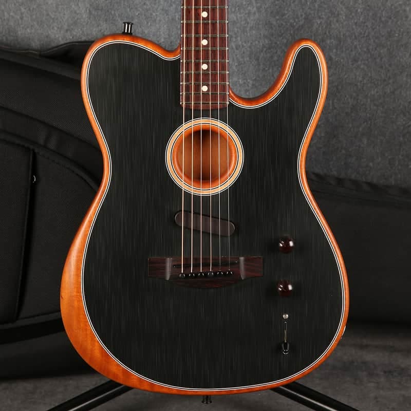 Fender Acoustasonic Player Telecaster Brushed Black - 2nd Hand