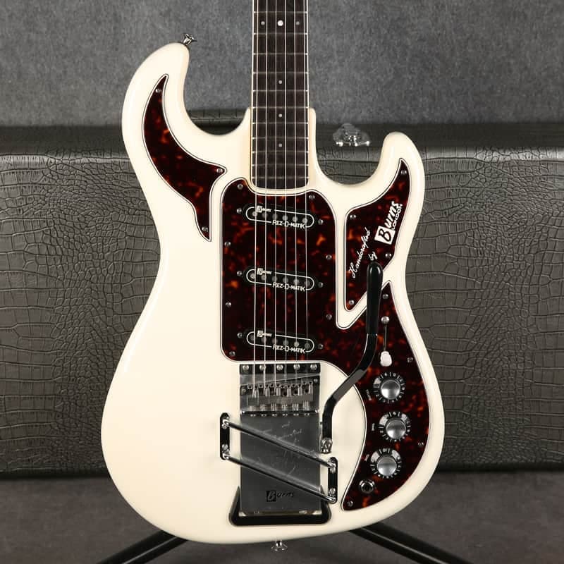Burns Anniversary Edition Hank Marvin Signature - White - 2nd Hand