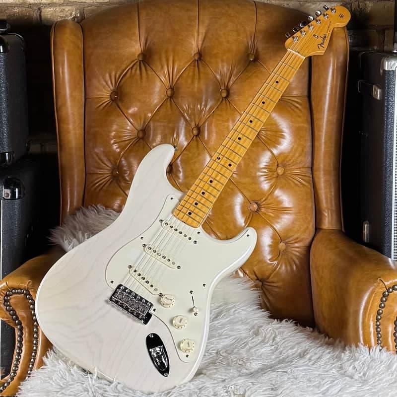 2008 Fender American Vintage 57 Stratocaster White Blonde Made In USA AVRI 1957 Reissue Electric Guitar W/ Hardshell Case!