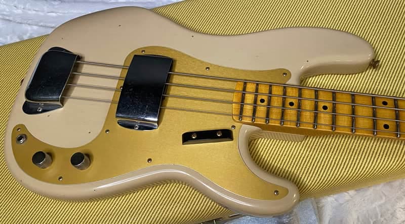 NEW! Fender Custom Shop 1958 Precision Bass Journeyman Relic - Desert Sand - Authorized Dealer - 8.9lbs - G07722