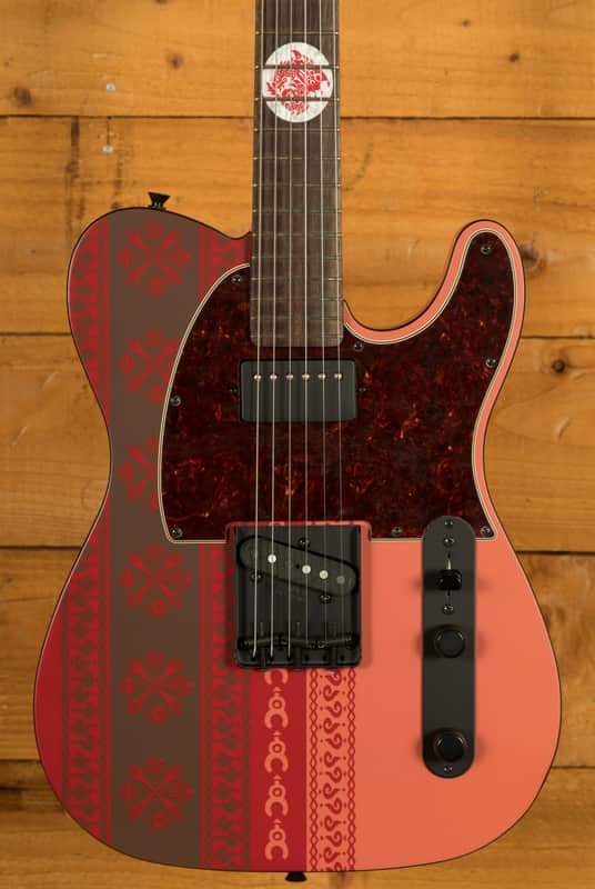 Fender Monster Hunter Rathalos Telecaster Rosewood Rathalos Red