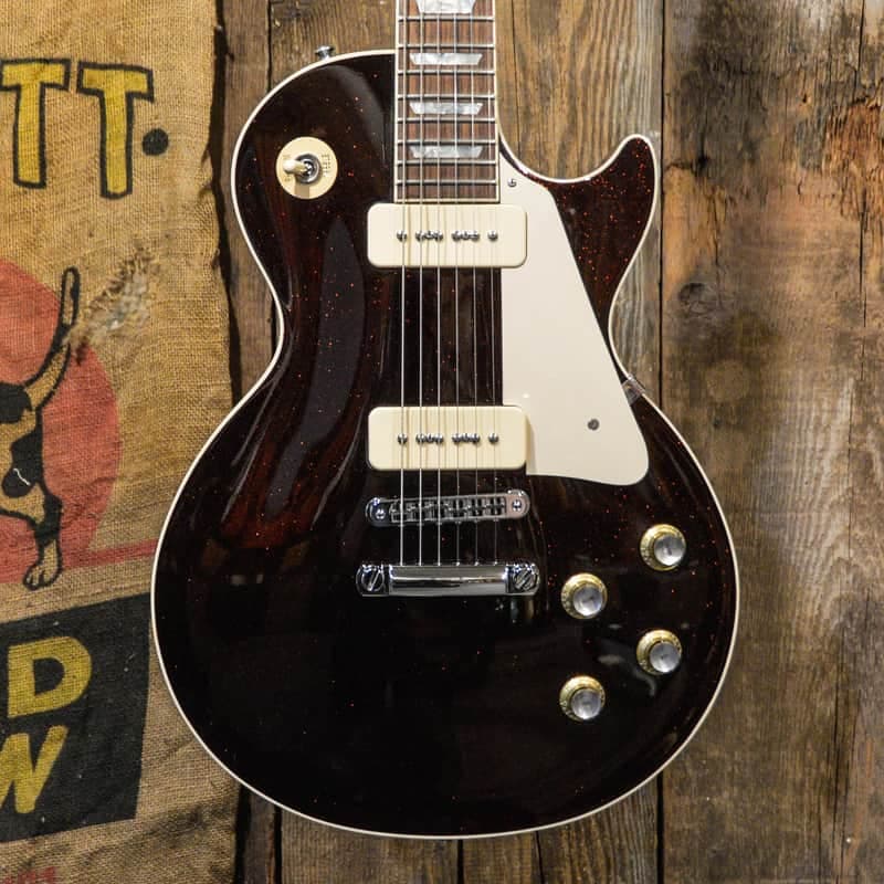 Gibson Custom Shop Les Paul Standard P90 - Brunswick Burgundy Sparkle
