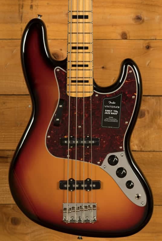Fender Vintera III Early '70s Jazz Bass - Rosewood - 3-Colour Sunburst