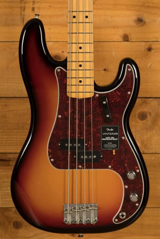 Fender Vintera III Late '60s Precision Bass - Maple - 3-Colour Sunburst