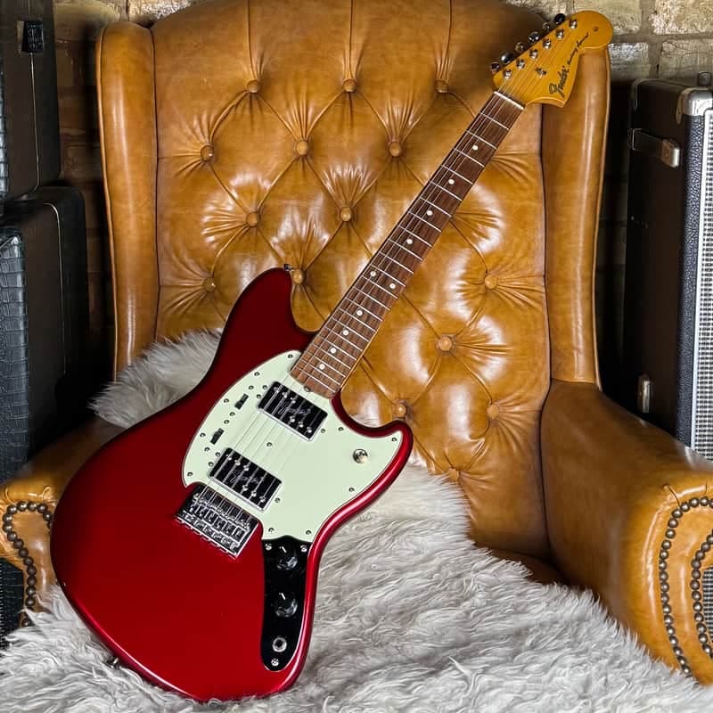 2011 Fender Pawn Shop Mustang Special Candy Apple Red MIJ Made In Japan Electric Guitar W/ Gigbag!