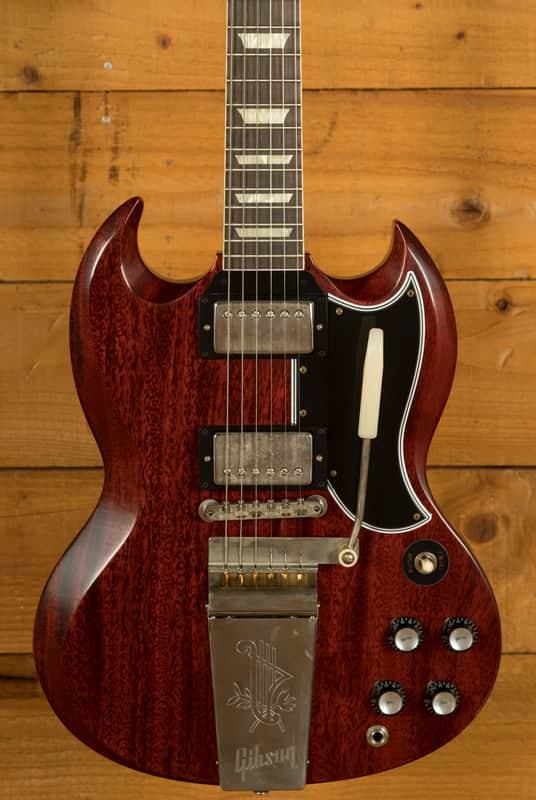 Gibson Custom 1964 SG Standard Reissue w/Maestro Vibrola | Cherry Red - VOS