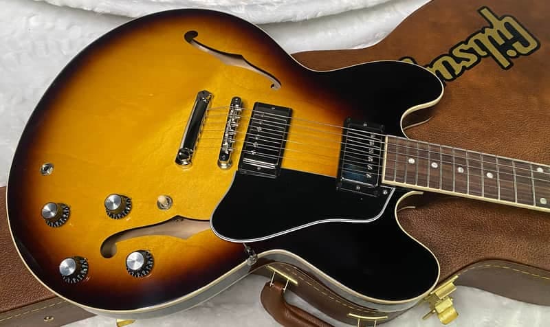 NEW! Gibson ES-335 Dot ( Gloss ) Vintage Burst - Semi-Hollow - Authorized Dealer - 8.3 lbs - G07262